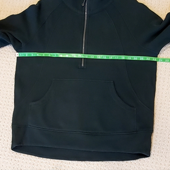 Lululemon Scuba Oversized Funnel Neck 1/4 Zip Pullover, Rainforest GreenWm's M/L - Picture 13 of 16